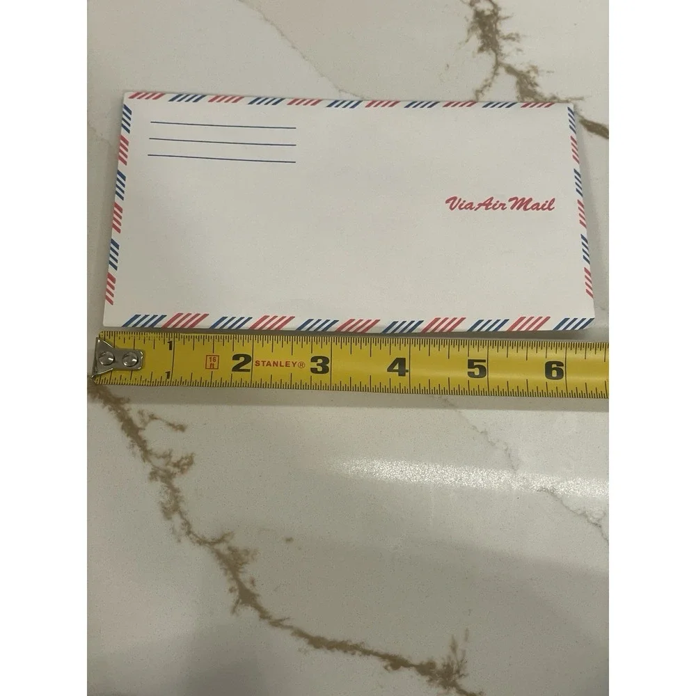 Vintage Stuart Hall Via Air Mail Envelopes Mint Flavor Blue Red Stripe Lot Of 10